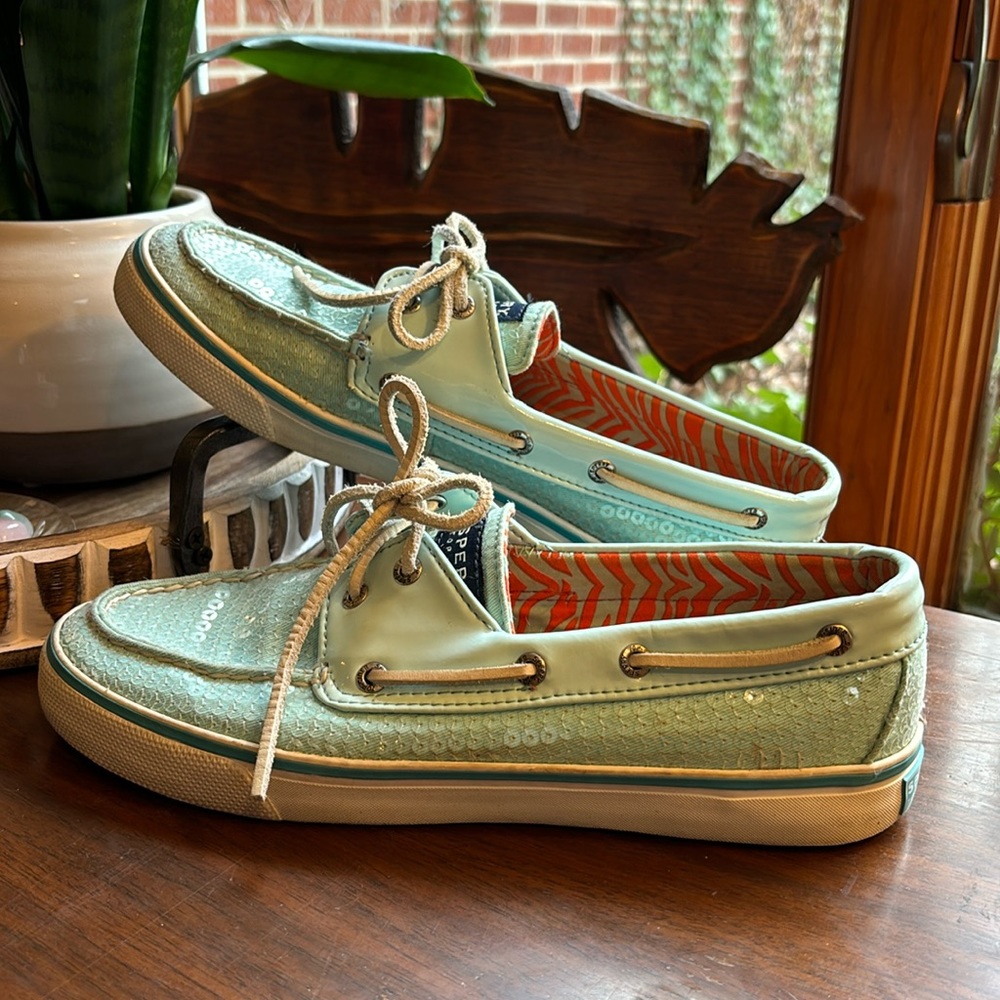 Sperry Top-Sider Bahama Sequin Shoes Size 8